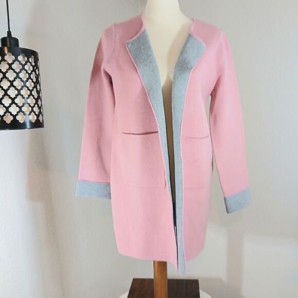 Oliver by Escio Anthropologie NWT Pink   Cardigan Sweater Size M - Picture 1 of 11